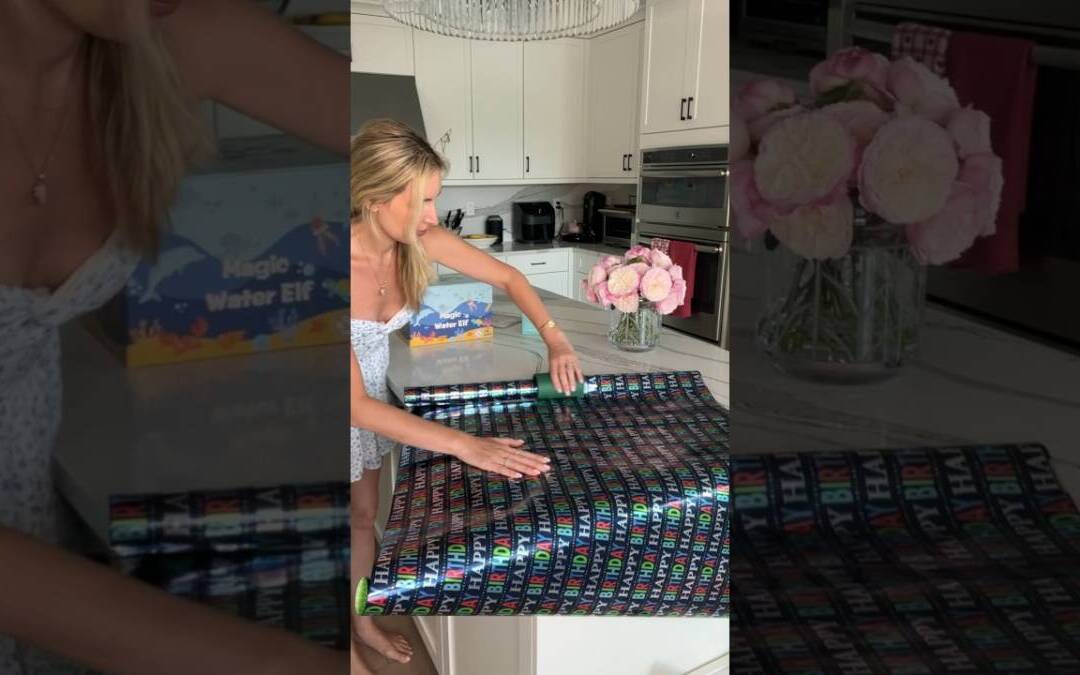 The best gift wrapping hack!! How to wrap multiple gifts at once!