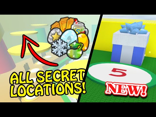 ALL NEW *SECRET* ITEM & GIFT BOX LOCATIONS (Beesmas Update) Bee Swarm Simulator