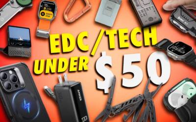 10 Coolest EDC/Tech Gifts UNDER $50 for Men – Gift Guide 2024