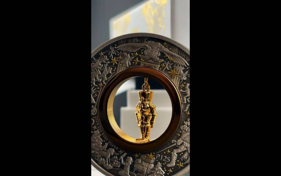 Best Christmas Gift Under the Tree 🎄✨ The 2024 2 oz Nutcracker Silver Coin by Perth Mint!