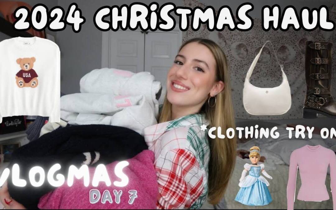 2024 CHRISTMAS HAUL🎄clothing try on, the best gifts ever!