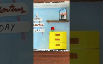 Valentine’s day gift 🤩🎁 #shortvideo #artandcraft #ayantikaartstudio #art