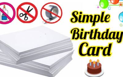 🤩How to make Birthday greeting card | Easy and beautiful Happy Birthday card | DIY card for Birthday