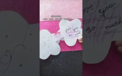 Cute gift idea😙 #shorts #trending #artandcraft #papercraft #viralvideo #youtube #new #subscribe #yt