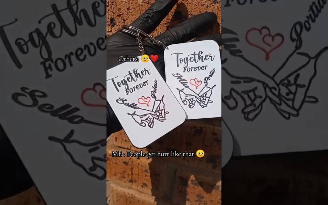 🥺❤️I actually enjoy printing these Keychains for couples 🔥#shorts #giftideas #anniversary