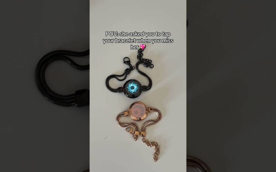 Best gift for couple 💖🌎 Long distance couple bracelets#couplegifts #relationship #couplegoals #love