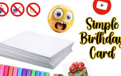 How to make Birthday card | Easy and beautiful Happy Birthday card | #birthdaycardideas