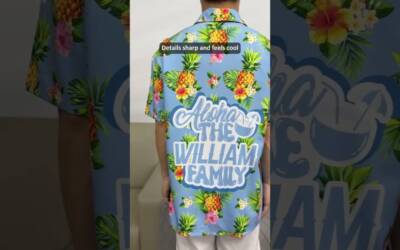 Vacation-ready with the Aloha family shirt #gifts #giftideas #hawaiianshirt #summerfamily #vacation