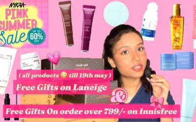 DON’T MISS OUT ON THIS! Nykaa Pink Summer Sale2025|12 products in 4,000/-| FREE GIFTS on LUXE