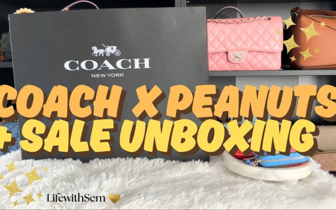 Coach x Peanuts unboxing + Coach Retail sale + Hubby’s gift | LifewithSem