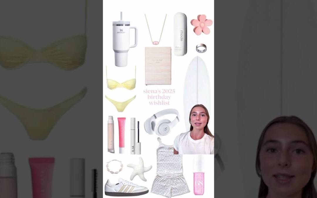 summer 2025 pinterest birthday wishlist inspo #aesthetic #giftideas