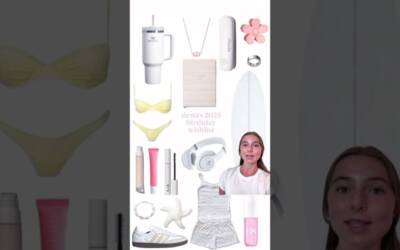 summer 2025 pinterest birthday wishlist inspo #aesthetic #giftideas