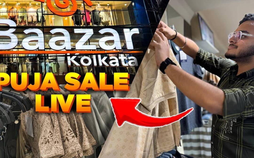 Kolkata Puja Shopping 2025 | Kolkata Durga Puja Shopping Haul 2025 | Bazaar Kolkata | Shivang Singh🔥