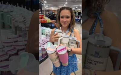 THE 10 SECOND STANLEY CUP SHOPPING CHALLENGE 🤑! #shorts