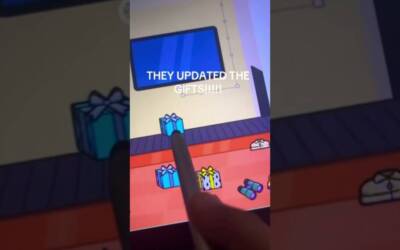 Updated the gifts in Toca Boca #tocaboca #tocalifeworld #update #gift #love #shorts #subscribe οΏΌ