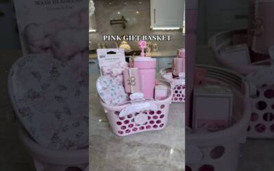 Prettiest Pink Birthday Baskets #asmr #giftideas #pinkaesthetic #giftbasket #giftforher #sephora