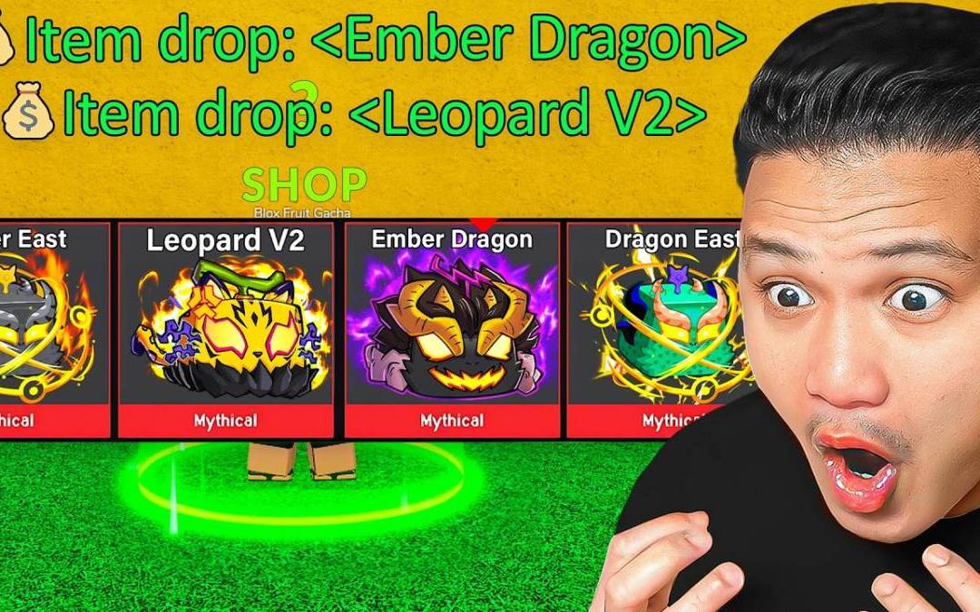 i opened 100 Summer Gifts To Get EMBER Dragon Fruit In Blox Fruits