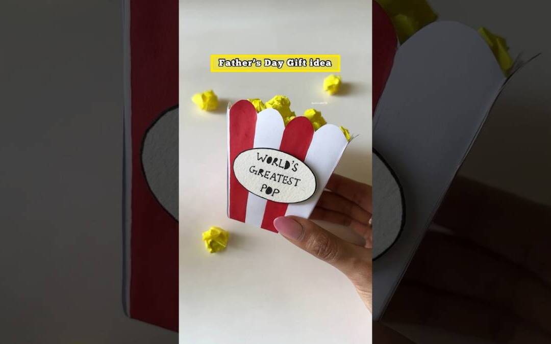 Father’s Day Gift idea🍿 | QuinnsArte | #shorts #fathersday #diy #giftideas