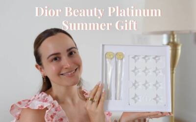 Dior Beauty Platinum Summer Gift 2026 | Beverage Kit: Dior ice cub tray and drink stirrers