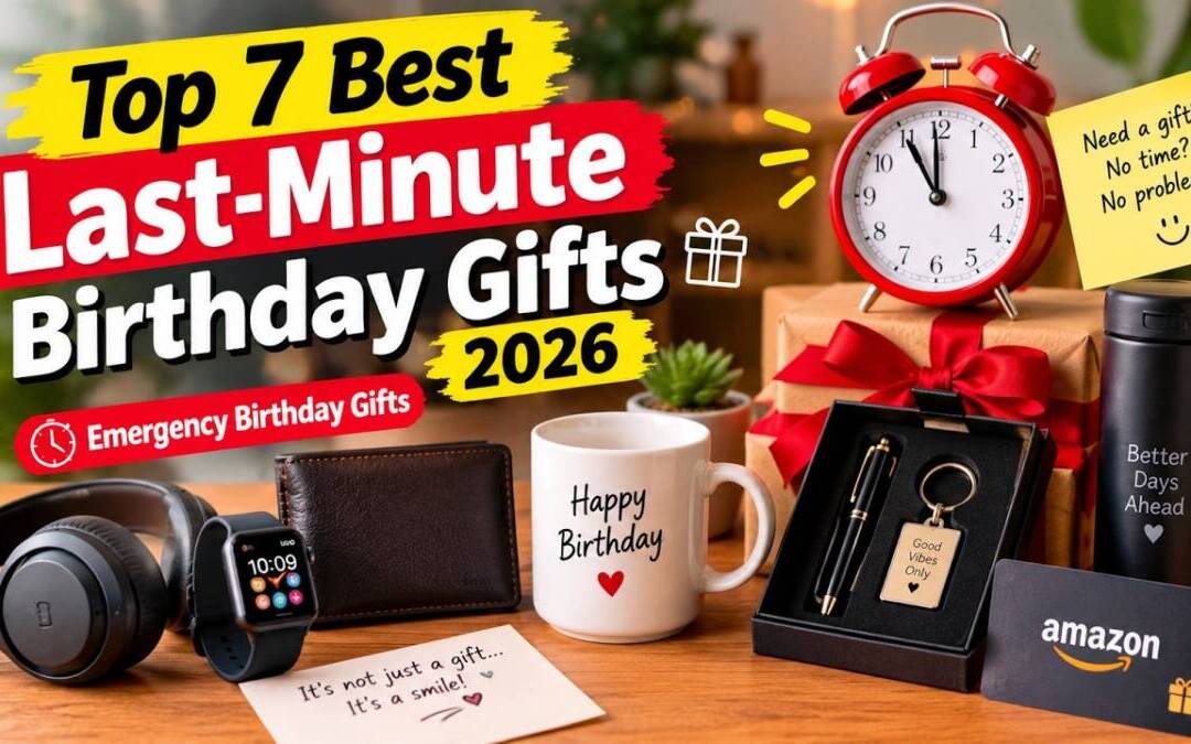 Top 7 Best Last-Minute Birthday Gifts 2026 | Emergency Birthday Gifts